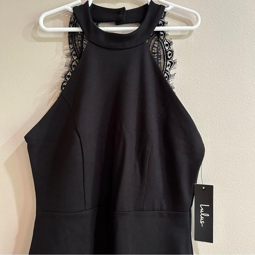 NWT Lulus Black Bodycon Mini Dress - Picture 2 of 7